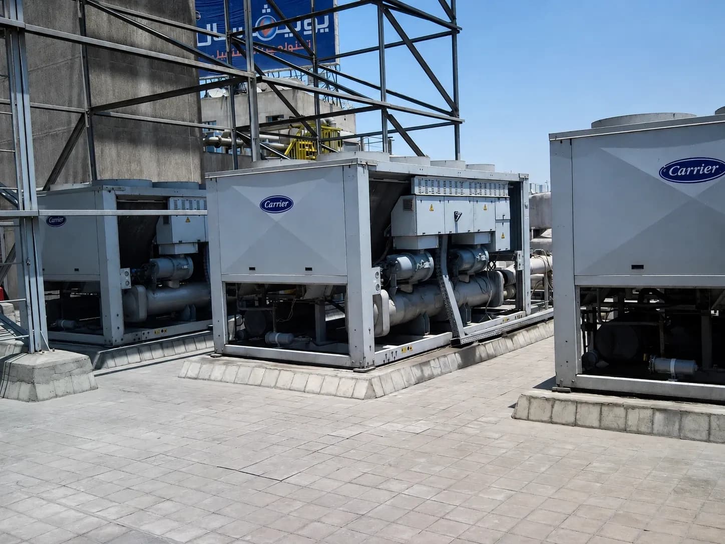 Rooftop Chiller Plant Installation